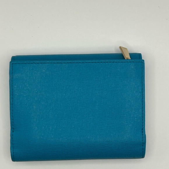 Furla Teal Leather Wallet - Picture 13 of 15